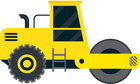 Road Roller Illustration